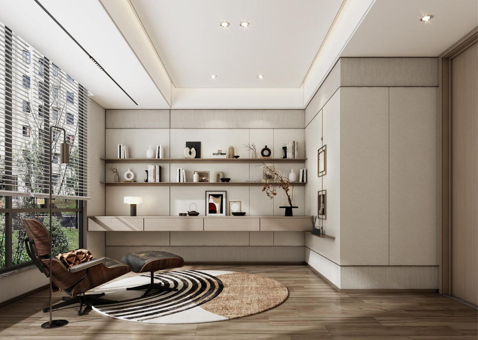 淮北.华松.蘭墅香汐B户型轻奢风样板间装饰工程(图13)