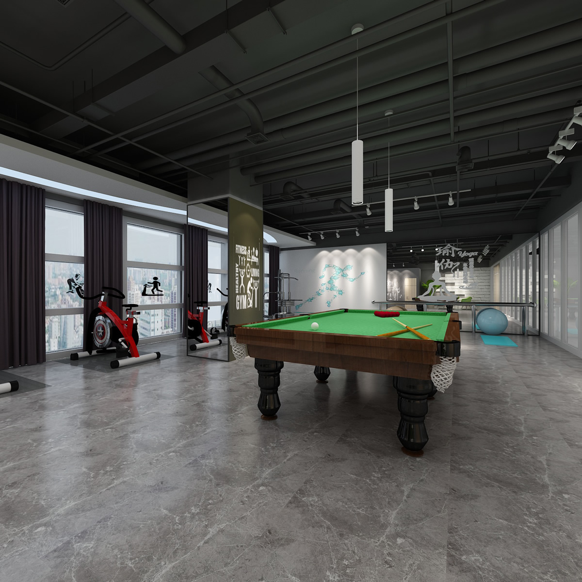 安徽国科2500平工业风办公空间装修项目(图5)