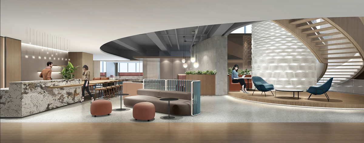 中天科技7000平办公楼装修设计项目(图4)