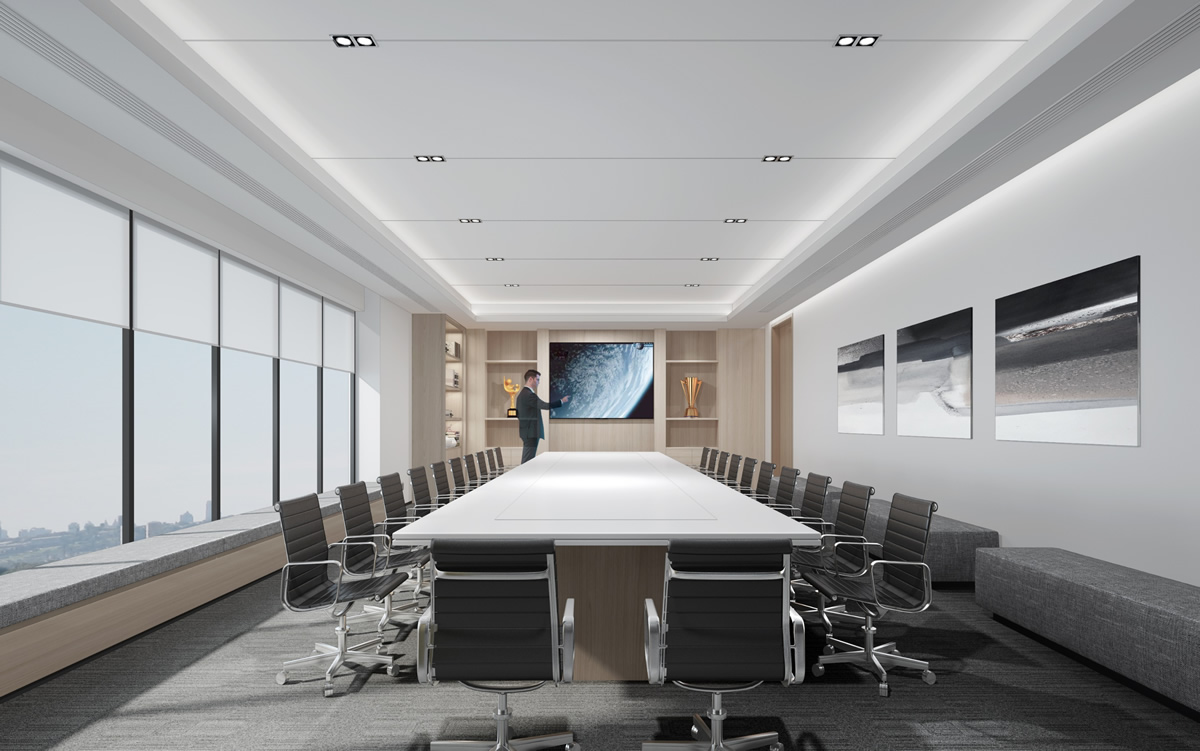 合肥西普工业园警用装备1000平方办公室装修(图4)