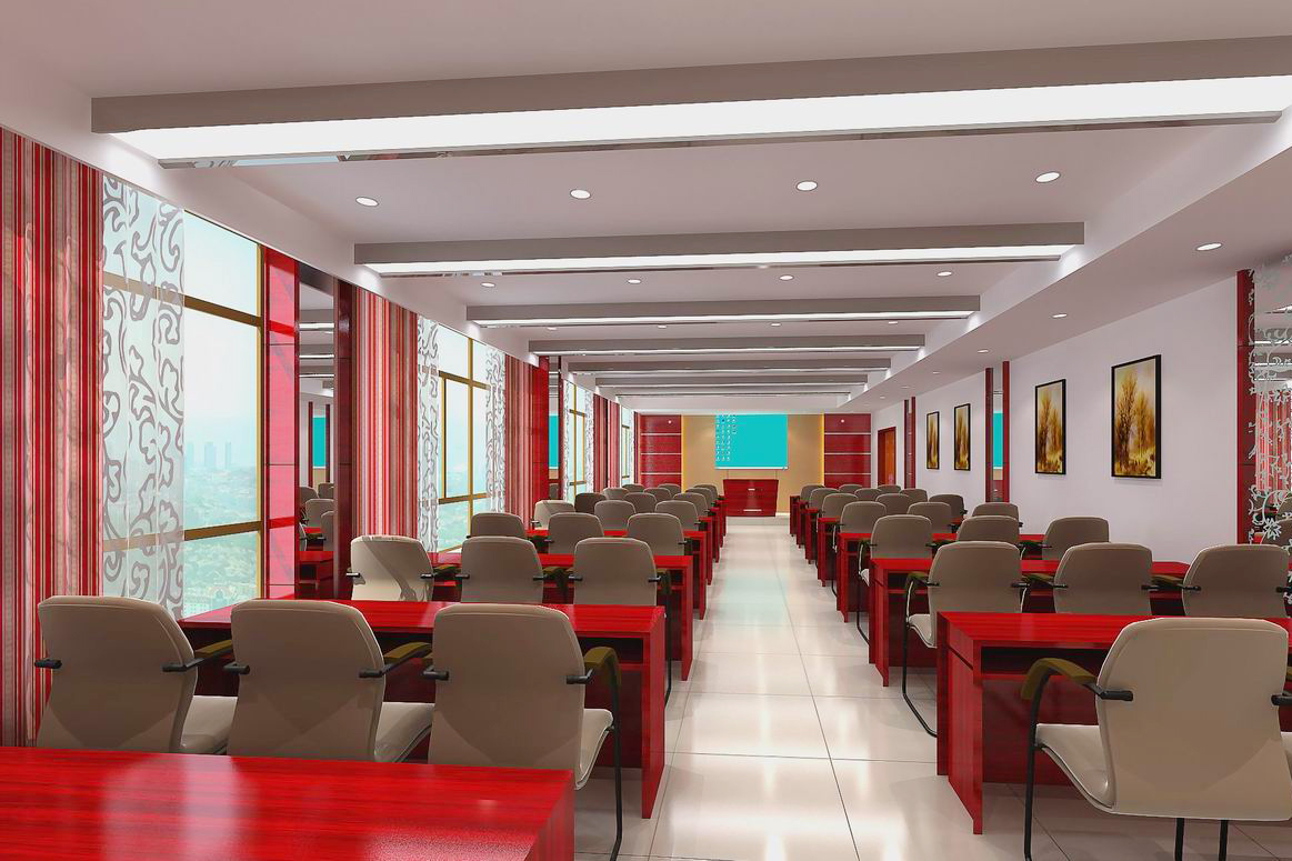 合肥华威电力3000平方办公楼装修设计(图4)