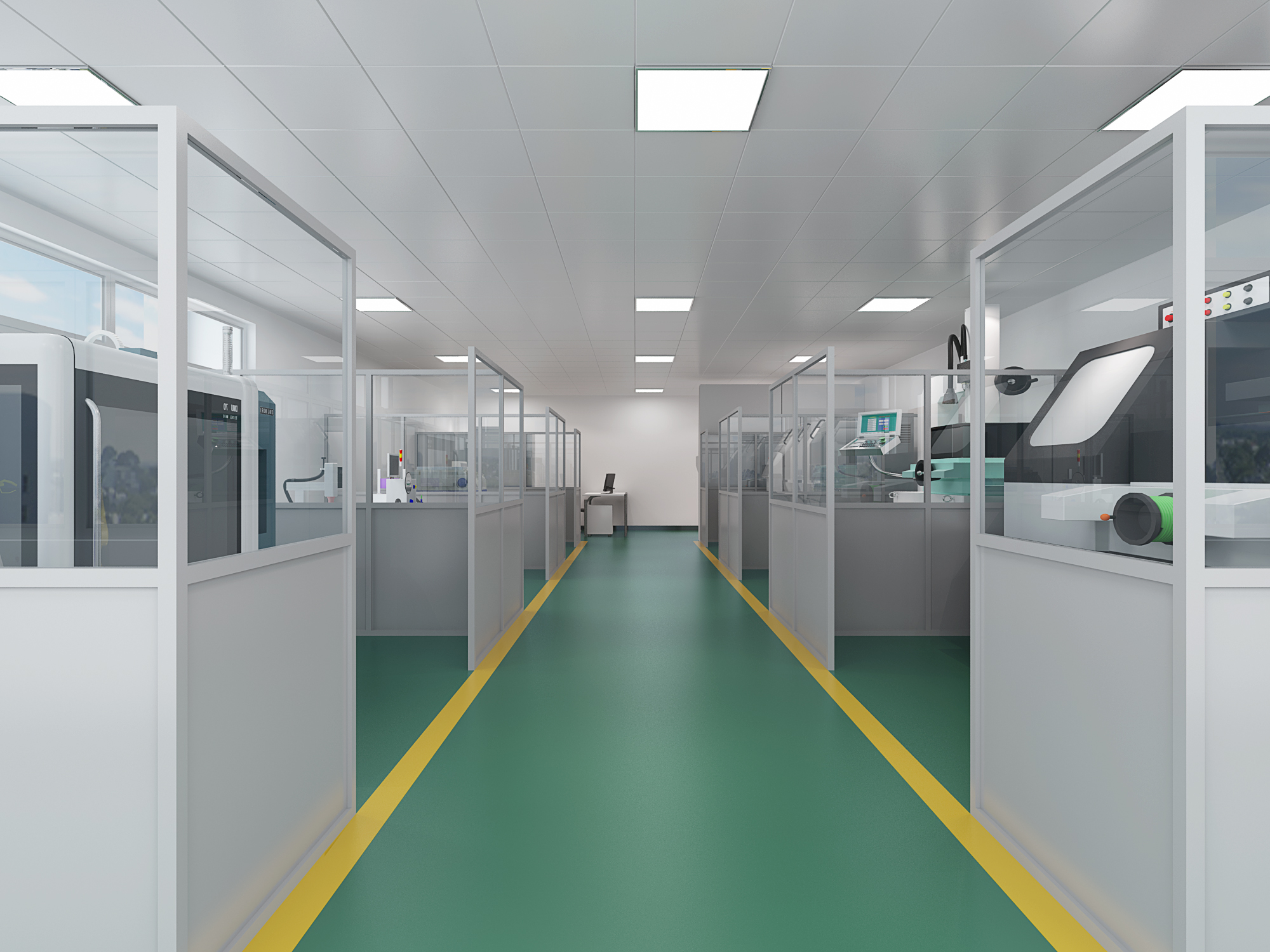 安徽英和电气现代厂房及办公楼装修项目(图3)