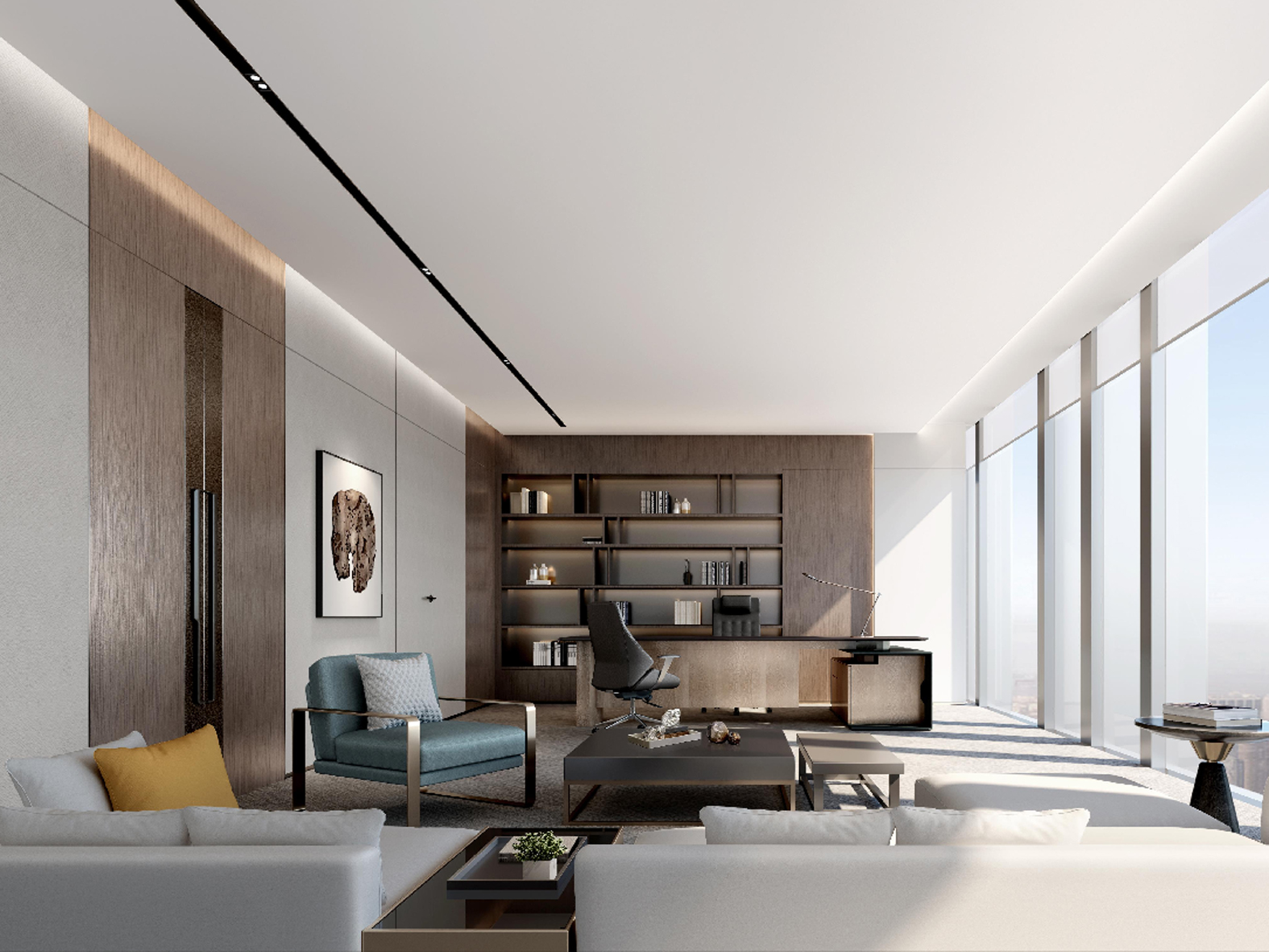 总经理办公室的装修设计注意细节(图1)