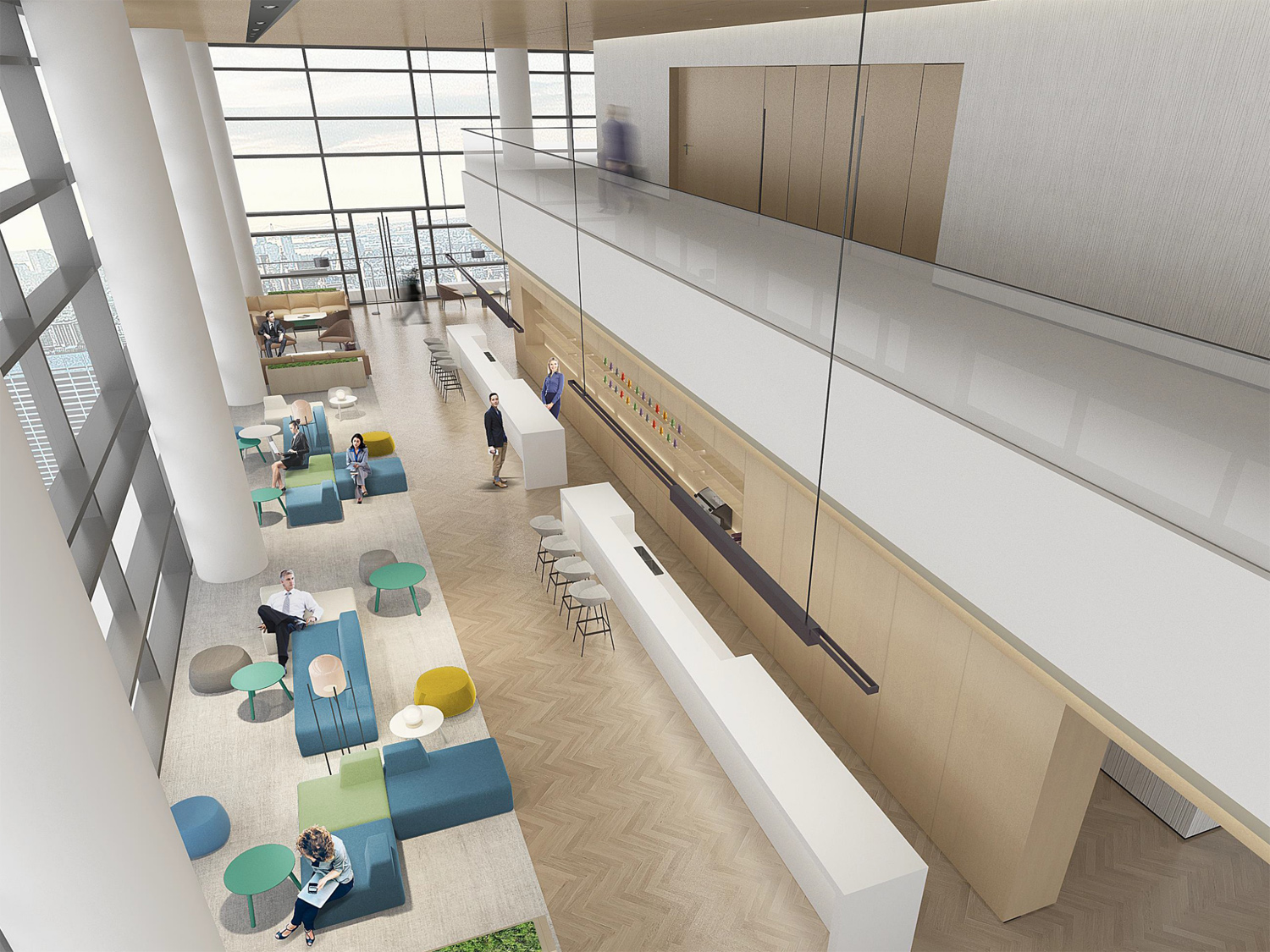 芜湖5000平方科技公司简约办公楼装修案例(图2)