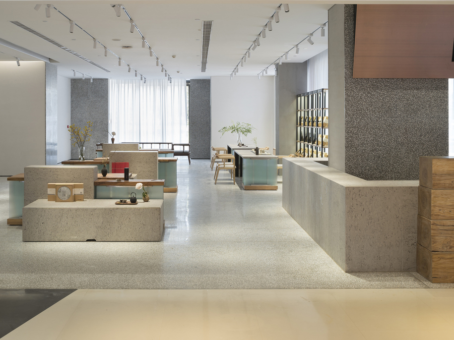 230平方茶叶店装修设计项目(图1)