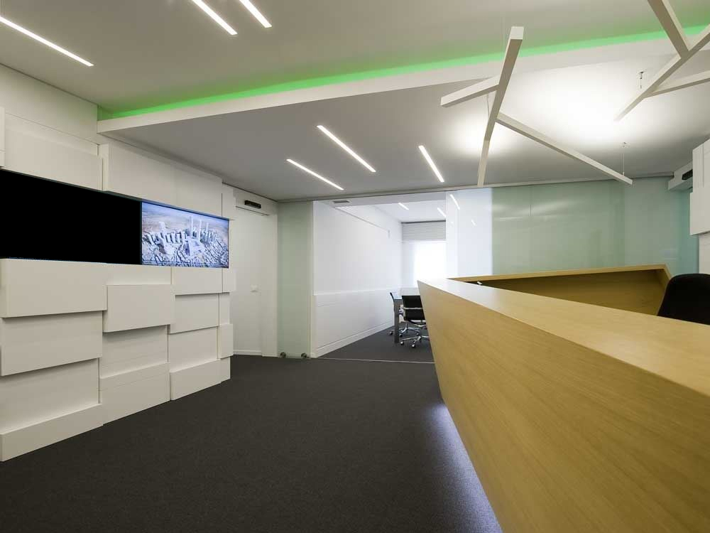 安庆1000平方现代简约办公室装修项目(图1)