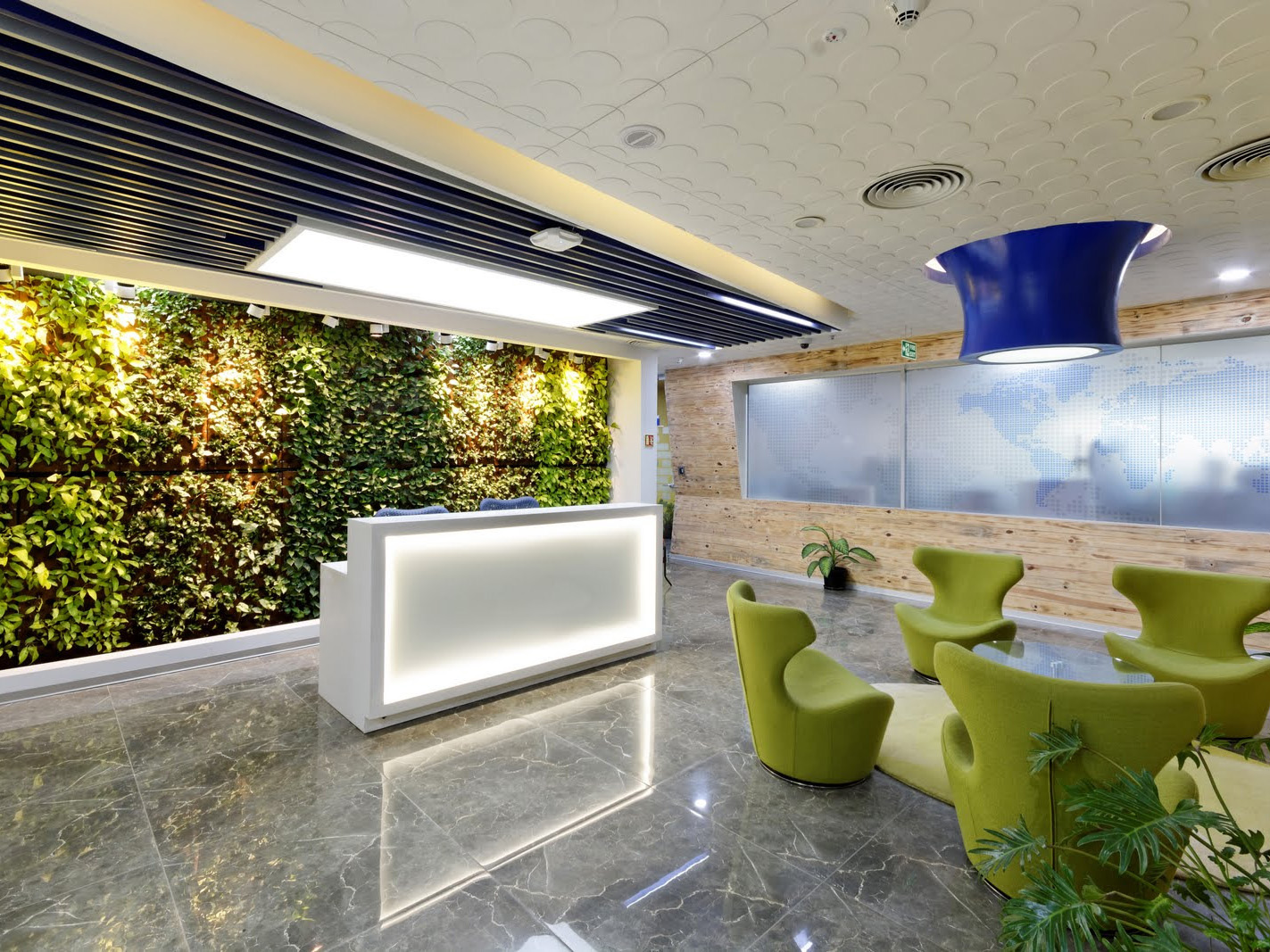 1400㎡广告公司现代简约办公室装修设计项目(图4)