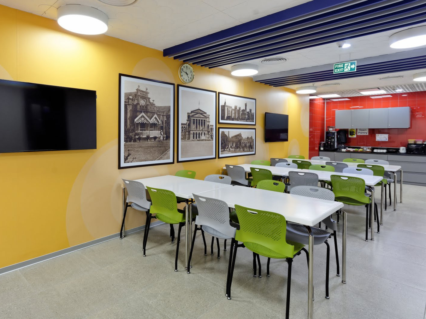 1400㎡广告公司现代简约办公室装修设计项目(图3)