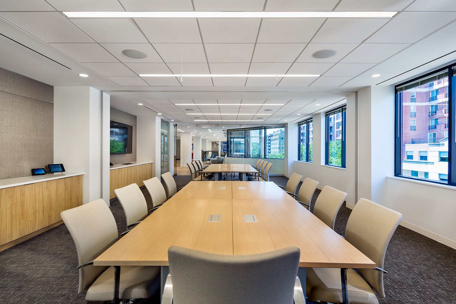 淮北2000㎡简约办公室装修设计项目案例分析(图3)