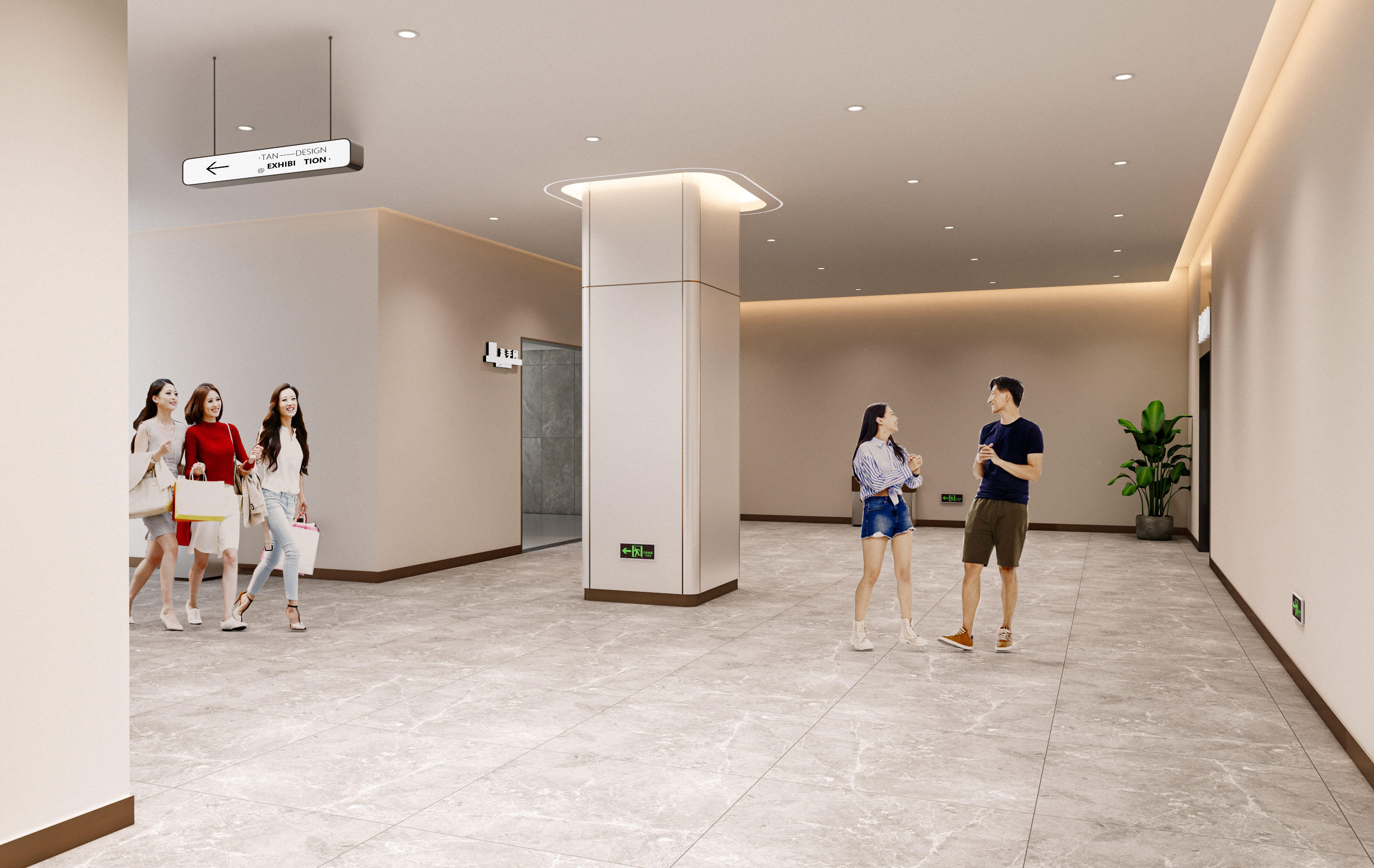 淮北5000㎡商场装修设计案例｜半山装饰打造商业空间新标杆(图4)