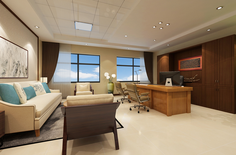 安徽永昌新材料3500平方办公楼装修设计项目(图8)