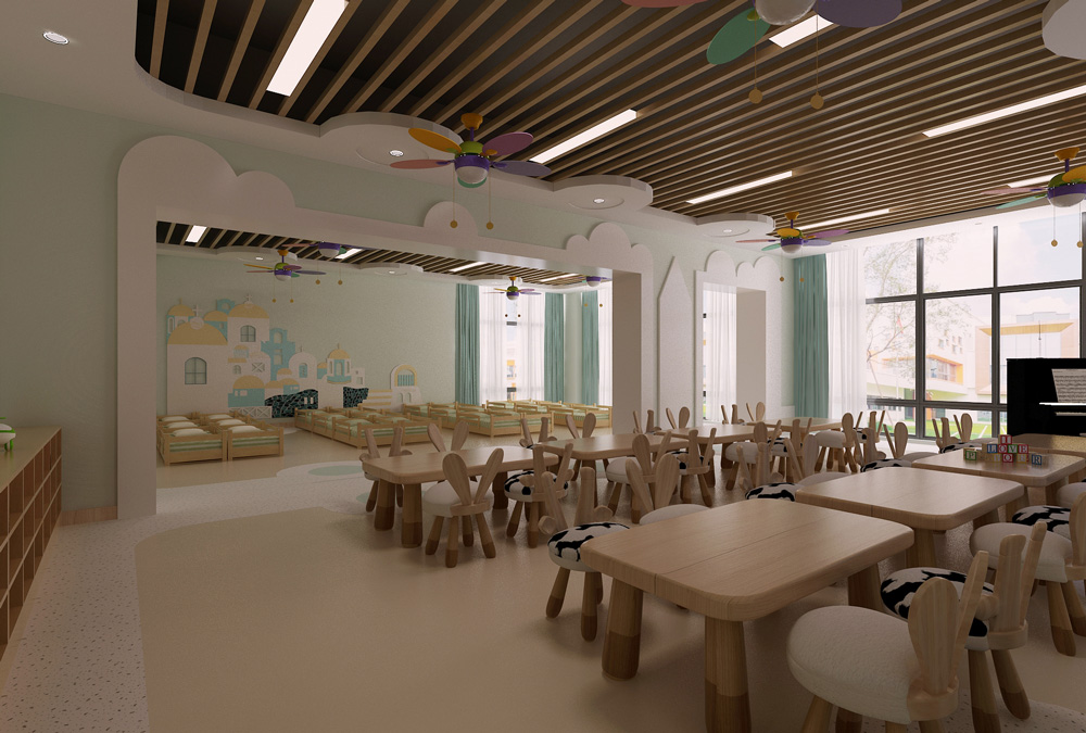皖新文化广场2300平方幼儿园装修设计项目(图4)